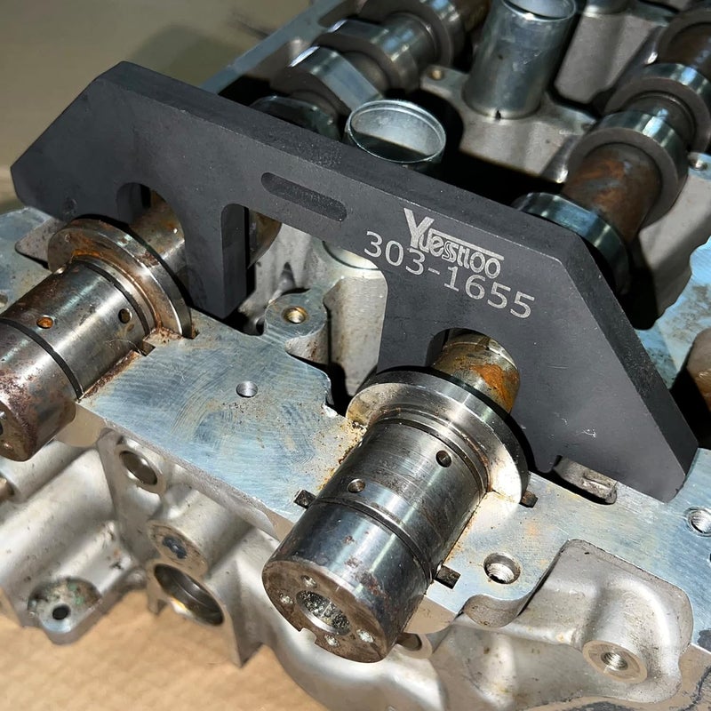 Yuesstloo 303-1655 Camshaft Holding Alignment Timing Tool, Compatible with Ford 3.5L EcoBoost Upgraded GT F-150 Expedition Lincoln Navigator, with Cylinder Head Screw Removal Socket, RT11 - Image 5